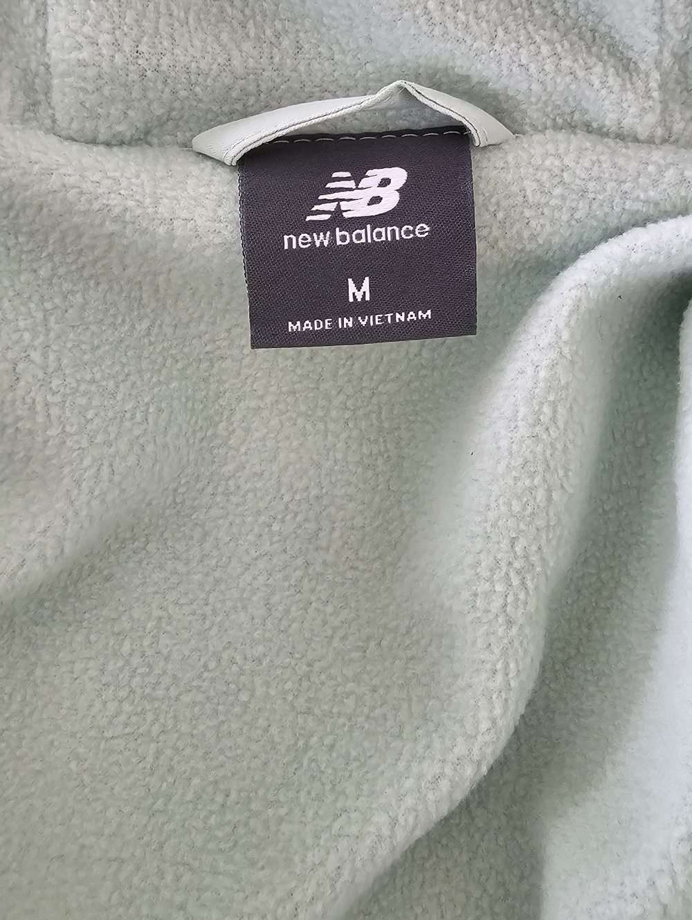 New Balance Fleece Lined Hooded Jacket Mint Green Women’s Medium Running Athleti - Picture 4 of 8